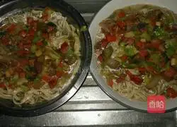 Illustration of how to make fried noodles 6