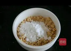 Illustration of how to make cute monkey peanut glutinous rice balls 3