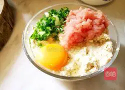 Pork and tofu pancake recipe 1