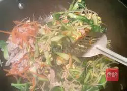 Illustration of home-style fried noodles 4