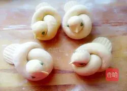 Illustration of how to make Little Bird Pumpkin Steamed Buns 11