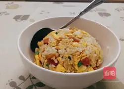 Egg Fried Rice Recipe Illustration 5