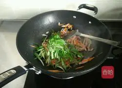 Bacon Mix Illustration of how to make vegetable fried noodles 10