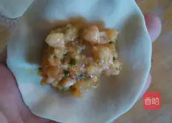 Illustration of how to make sunflower dumplings 1