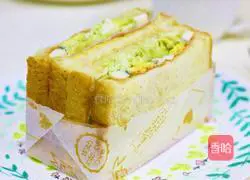 Illustration of how to make marshmallow sandwich 12