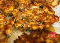 Illustration of how to make sweet corn cakes 4