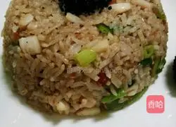 Illustration of how to make fried rice with lemon juice 9