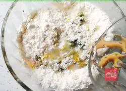 Illustration of how to make river clam egg pancake 6