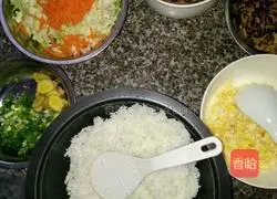 Golden Fried Rice Recipe Illustration 1