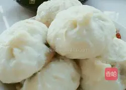 Illustration of how to make pork and leek buns 7