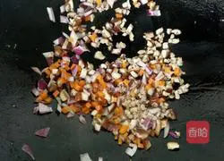 Illustration of how to make hat fried rice 2