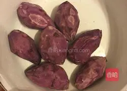 Purple Sweet Potato Pumpkin Cake Illustration of how to do it 1