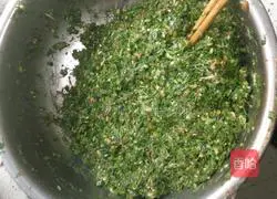 Illustration of how to make fennel and meat dumplings 8