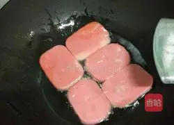 Illustration of how to make ham sandwich 2