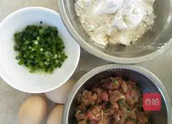 Love Lean Meat Egg Pancakes Illustration of how to do it 1