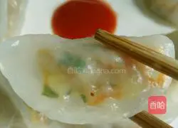 Illustration of how to make crystal dumplings 13