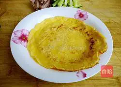 Illustration of how to make egg pancake 6 