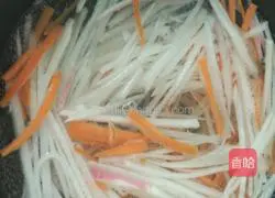 Illustration of how to make three-color radish buns 6