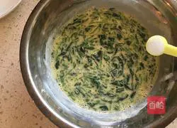 Spinach egg pancake recipe 4