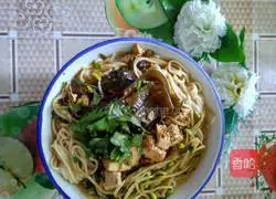 Illustration of how to make tofu and kelp alkaline noodles 9