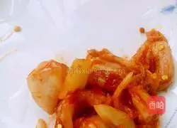 Illustration of spicy cabbage fried rice 2