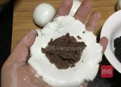 Black sesame seeds Illustration of how to make glutinous rice cakes 3