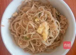 Illustration of homemade fried noodles 5
