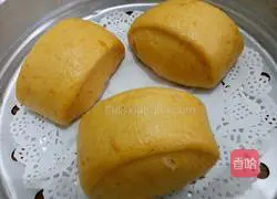 Illustration of how to make pumpkin steamed buns 13