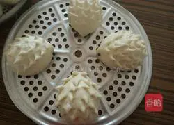 Illustration of how to make hedgehog steamed buns 6