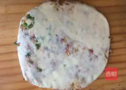 Illustration of how to make green onion thousand-layer meatloaf 11