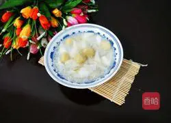 Illustration of how to make sweet potato dumplings and sago 14