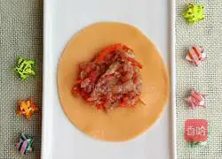 Illustration of how to make carrot and ingot dumplings 9