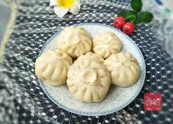 Illustration of how to make pork, cabbage and stuffed buns 16