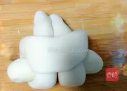Illustration of how to make little rabbit steamed buns 5