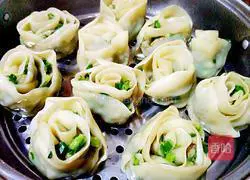 Rose flower Illustration of how to make dumplings 9