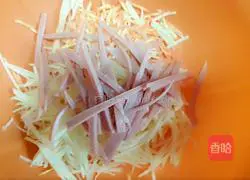 Potato, carrot and ham cake recipe 2