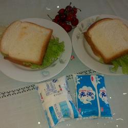 Yogurt Cherry Sandwich