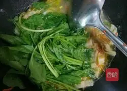 Spinach braised pancake recipe 5