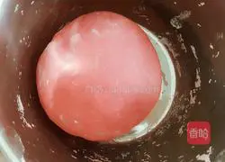 Illustration of how to make beet juice noodle dumplings 5