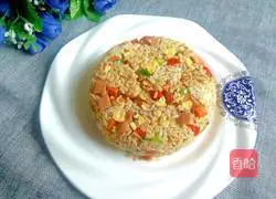 Illustration of how to make egg fried rice 11