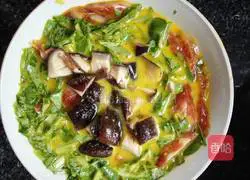 Illustration of how to make omnivorous egg fried rice 4