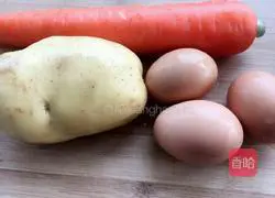 Potato shredded egg pancake recipe 2