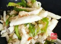 Illustration of how to make fried steamed buns with green pepper 7