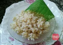 Illustration of tea oil fried rice 6