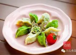 Illustration of how to make sophora dumplings 4