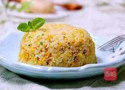 Illustration of how to make ginger egg fried rice 10