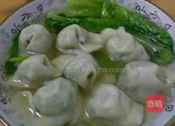 Illustration of how to make boiled leek dumplings 6