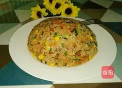 Colorful Fried Rice Illustration of how to do it 9
