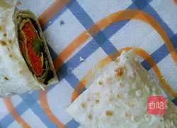 Five-minute colorful burrito recipe illustration 7