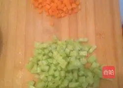 Illustration of two-color fried rice 2